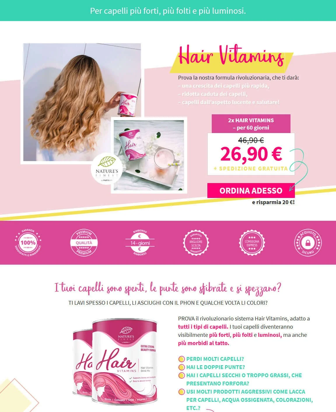 Nature’s finest – Hair Vitamins